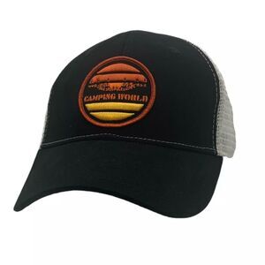 Camping World Men's Black Mesh Cap, One Size